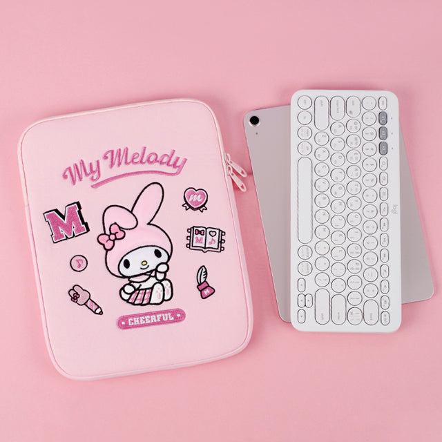 Sanrio My Melody Premium 11" i-Pad Tablet Pouch Case-Official Bags/Cinnamoroll, Kuromi Back to school, Tablet cover/sleeves
