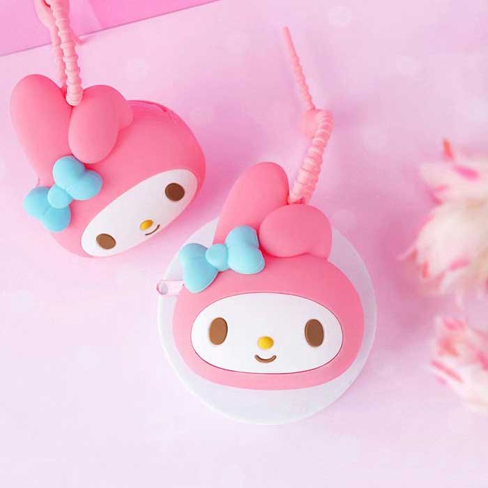 Sanrio wallet Pouch Charm Cinnamoroll, Kuromi, Pochcco, My Melody Car Key Chain