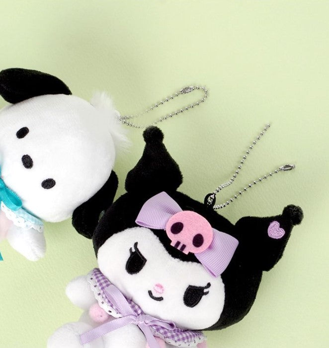 Sanrio Limited Cape Shawl Edition Cinnamoroll, Kuromi, Pochcco, My Melody Key Chain, Bag Charm