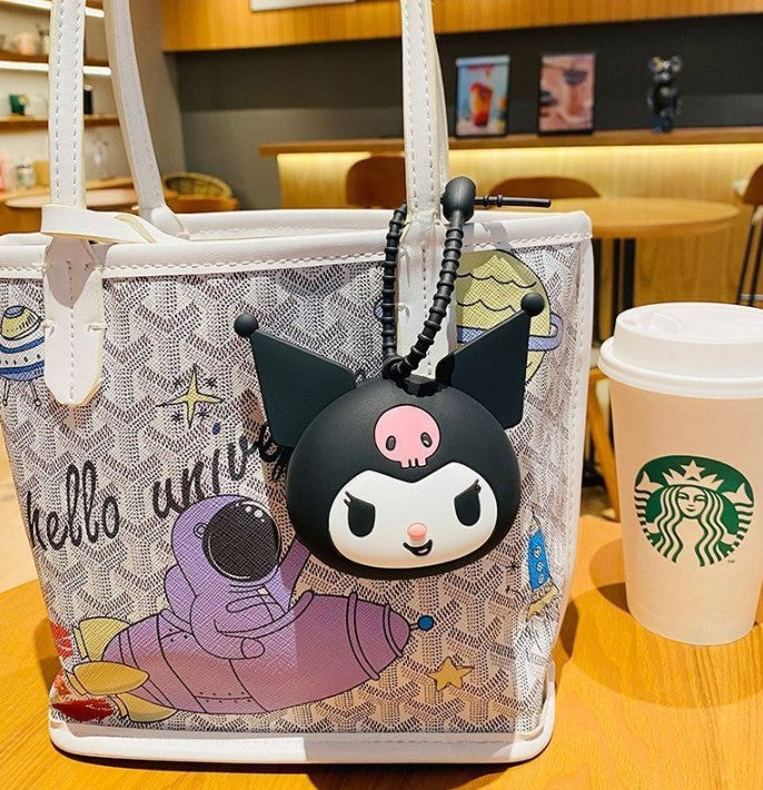 Sanrio wallet Pouch Charm Cinnamoroll, Kuromi, Pochcco, My Melody Car Key Chain