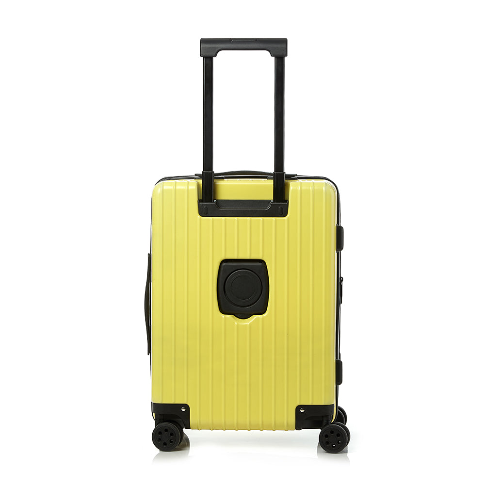 Lucky Planet Lugage - Carry on 21" with cup holder, Stickers - Luckyplanetusa