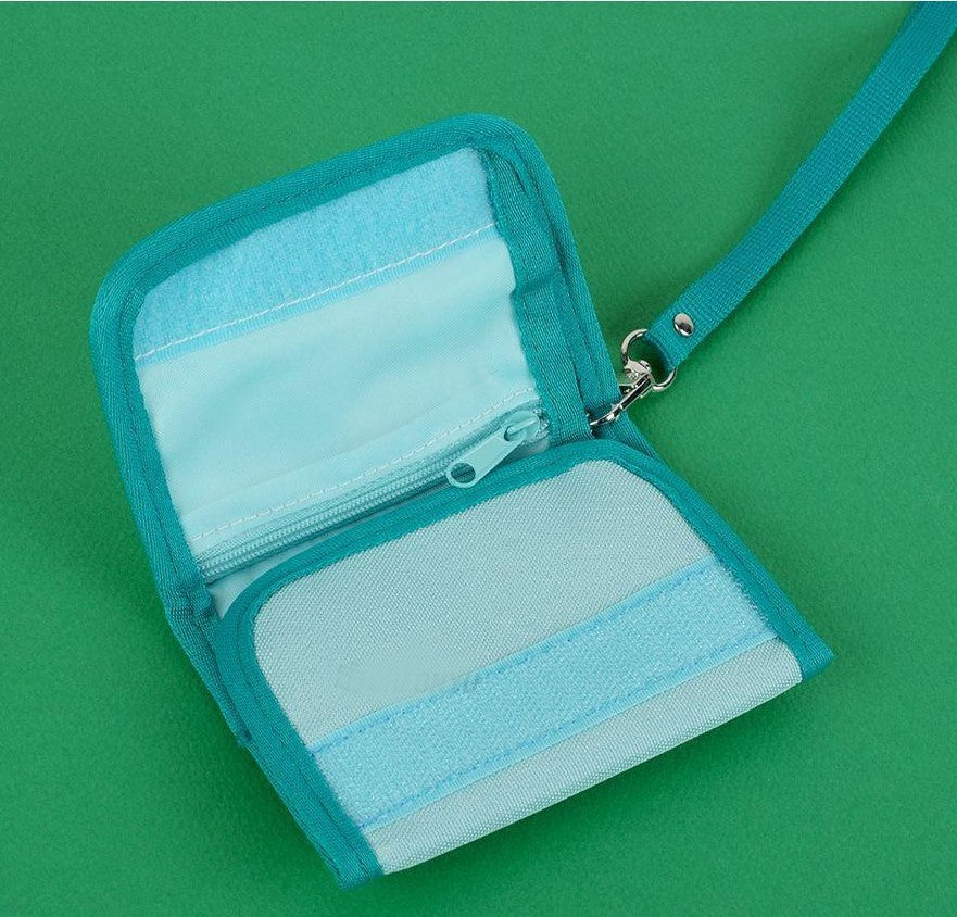 Sanrio Kuromi, Pochacco Wallet with lanyard neck Strap, 3layers pockets