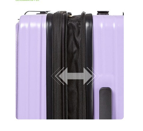 Lucky Planet Lugage - Carry on 21" with cup holder, Stickers - Luckyplanetusa