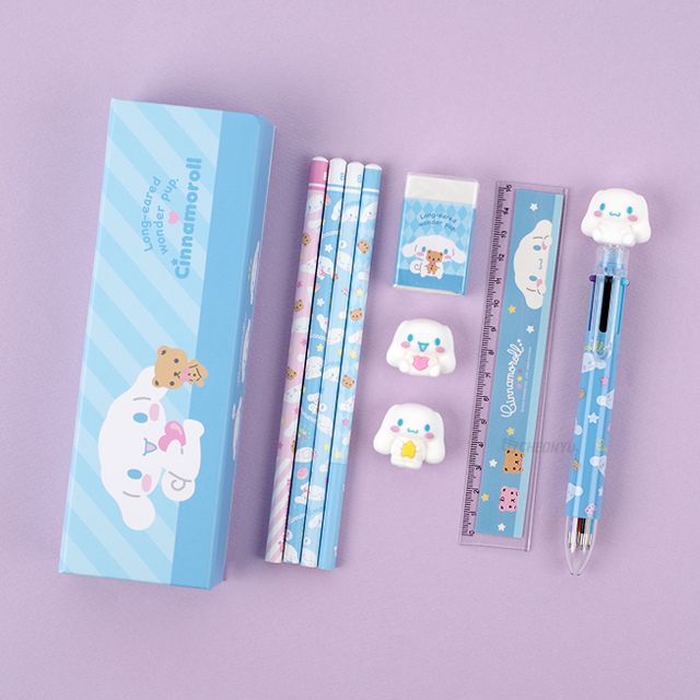 Sanrio Cinnamoroll Stationery Pencil, Pen,Pencil case Gift Box sets