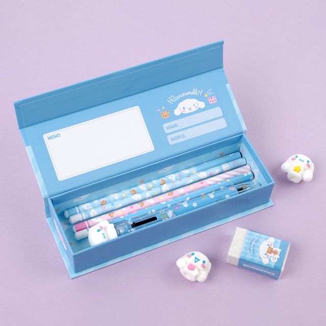Sanrio Cinnamoroll Stationery Pencil, Pen,Pencil case Gift Box sets