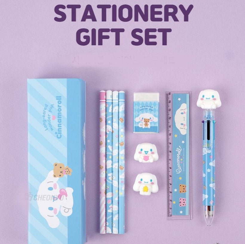 Sanrio Cinnamoroll Stationery Pencil, Pen,Pencil case Gift Box sets