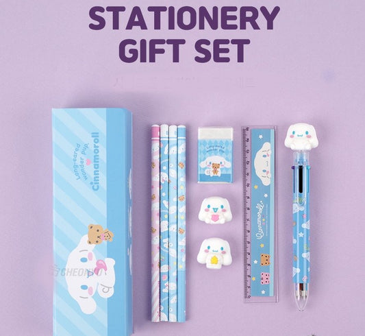 Sanrio Cinnamoroll Stationery Pencil, Pen,Pencil case Gift Box sets