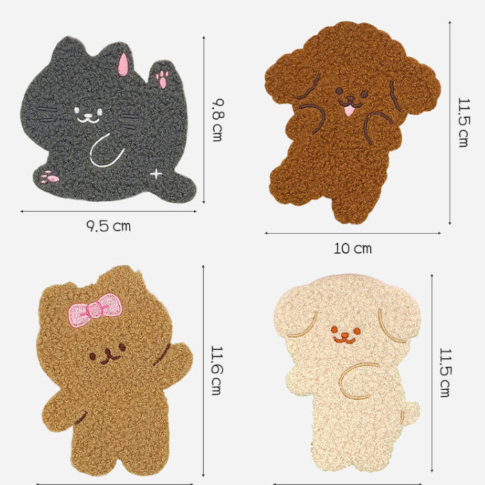 Ppuggly Fabric Sticker notebook laptop deco