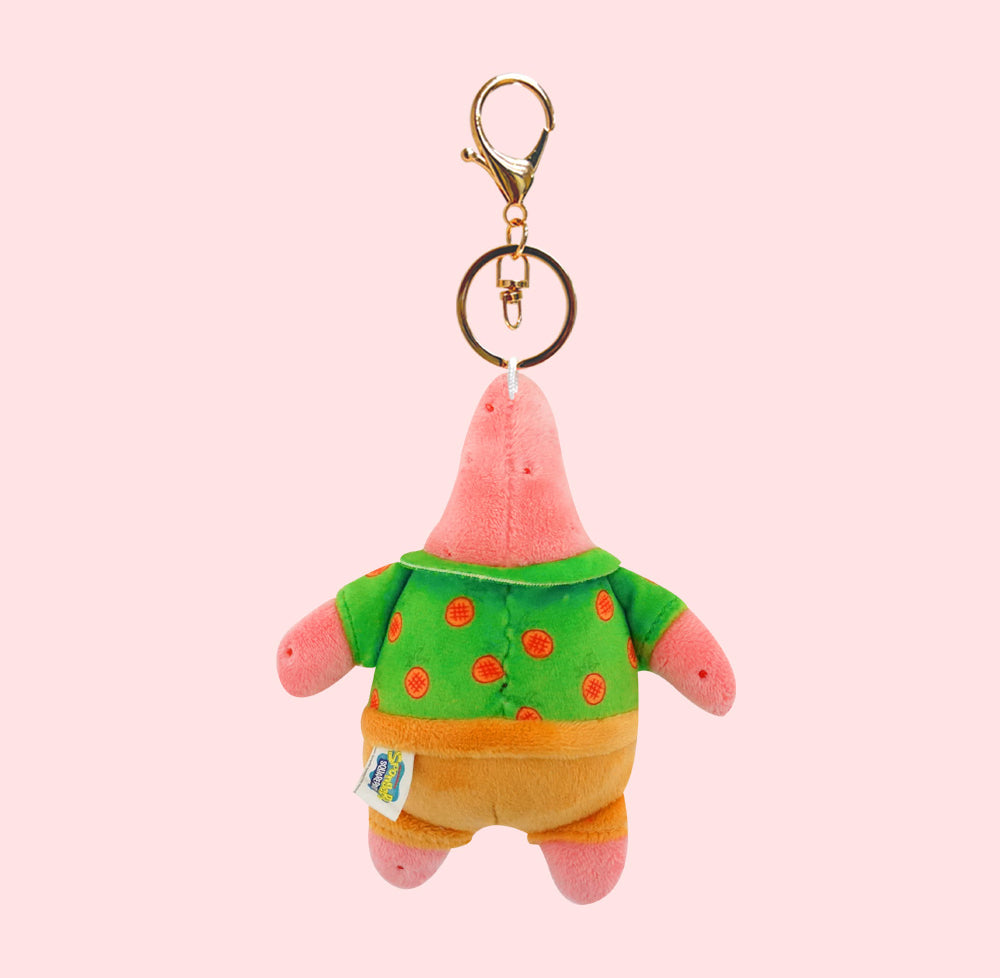 Hawaiian SpongeBob & Patrick Plush Keyring – Tropical Vacation Series