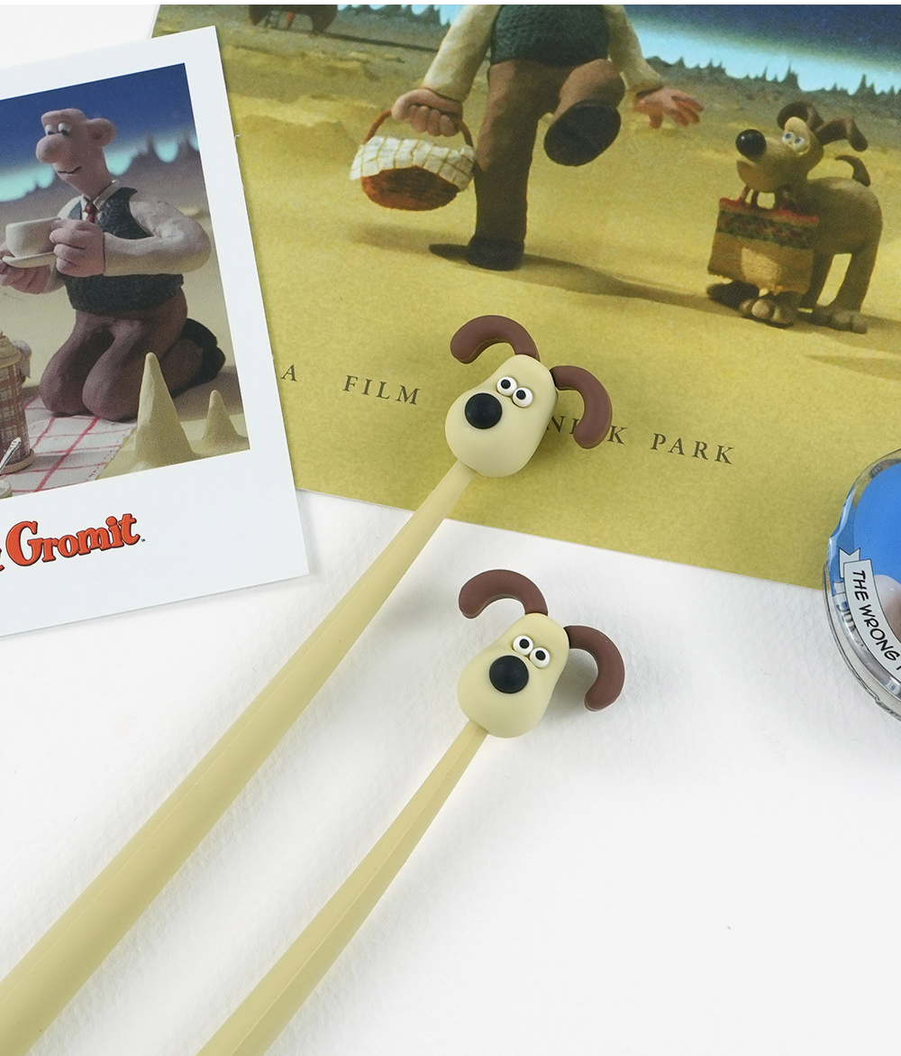 Wallace & Gromit Swing Gel Pen – 0.5mm (Gromit / Shaun)