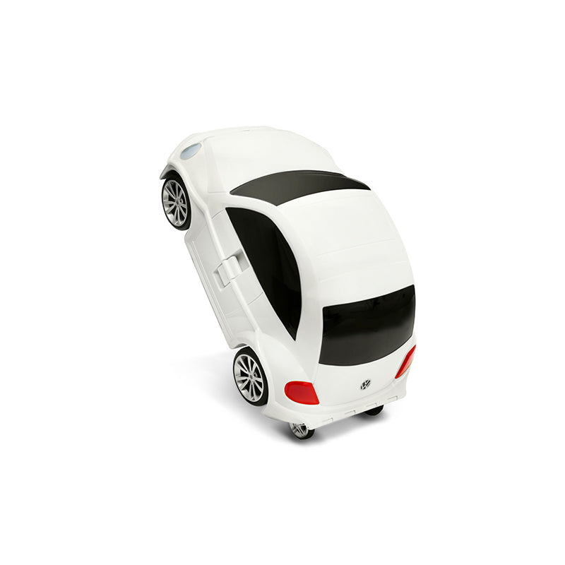 Volkswagen Beetle Kids Ride-On Suitcase White– Officially Licensed