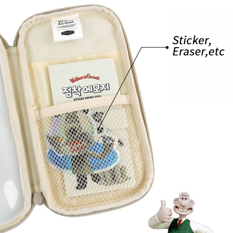 Wallace & Gromit PVC Multi Pouch – Gromit / Feathers McGraw