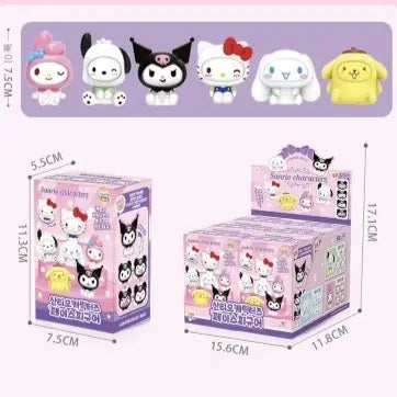 Sanrio Face off Collectable blind Random Figure BOX - Luckyplanetusa
