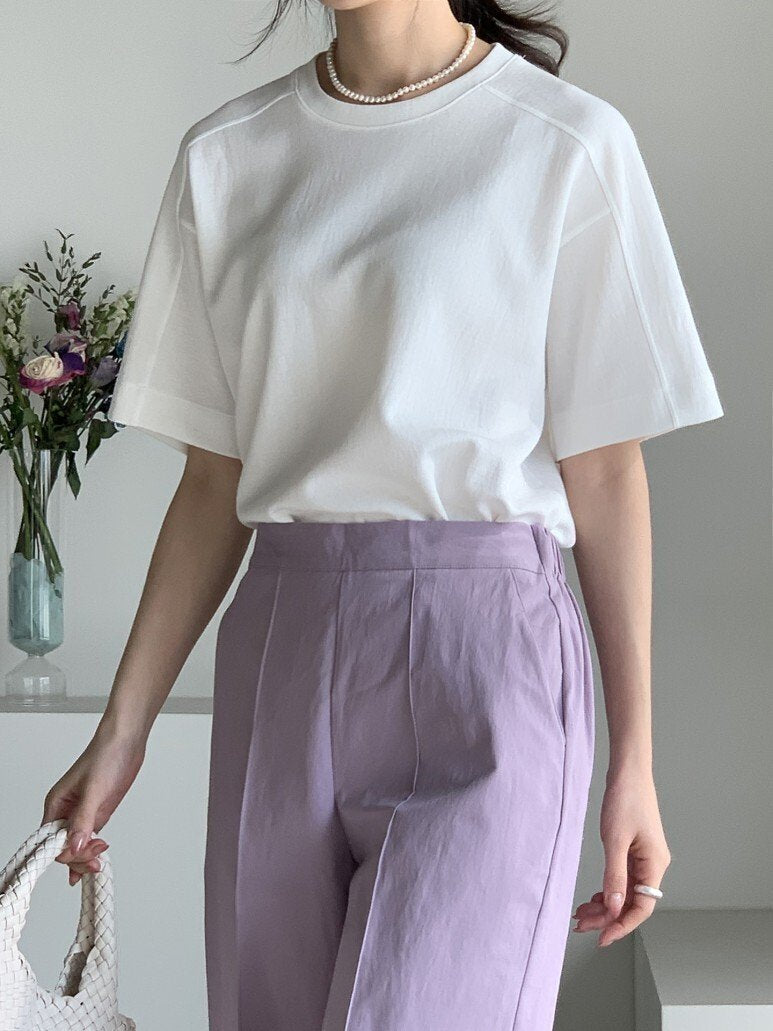 SoftFlow Modal Blend Relaxed Tee Lightweight Everyday Premium T-Shirt - Luckyplanetusa