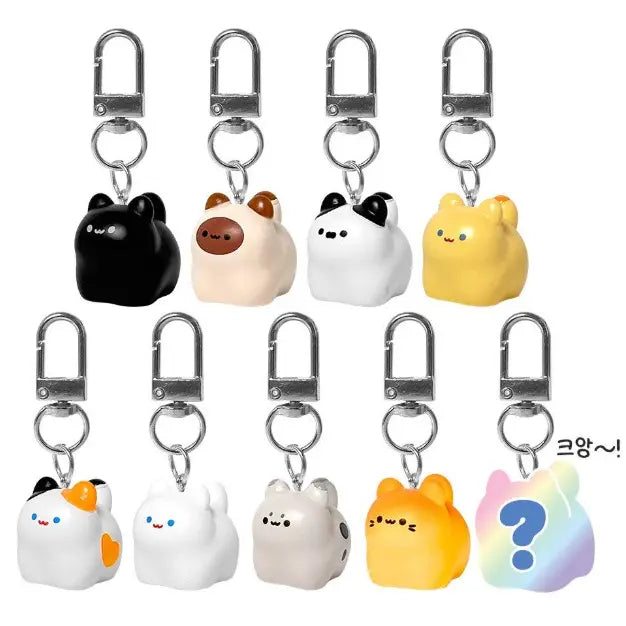 Kawaii Bread Cat Keychain - Luckyplanetusa