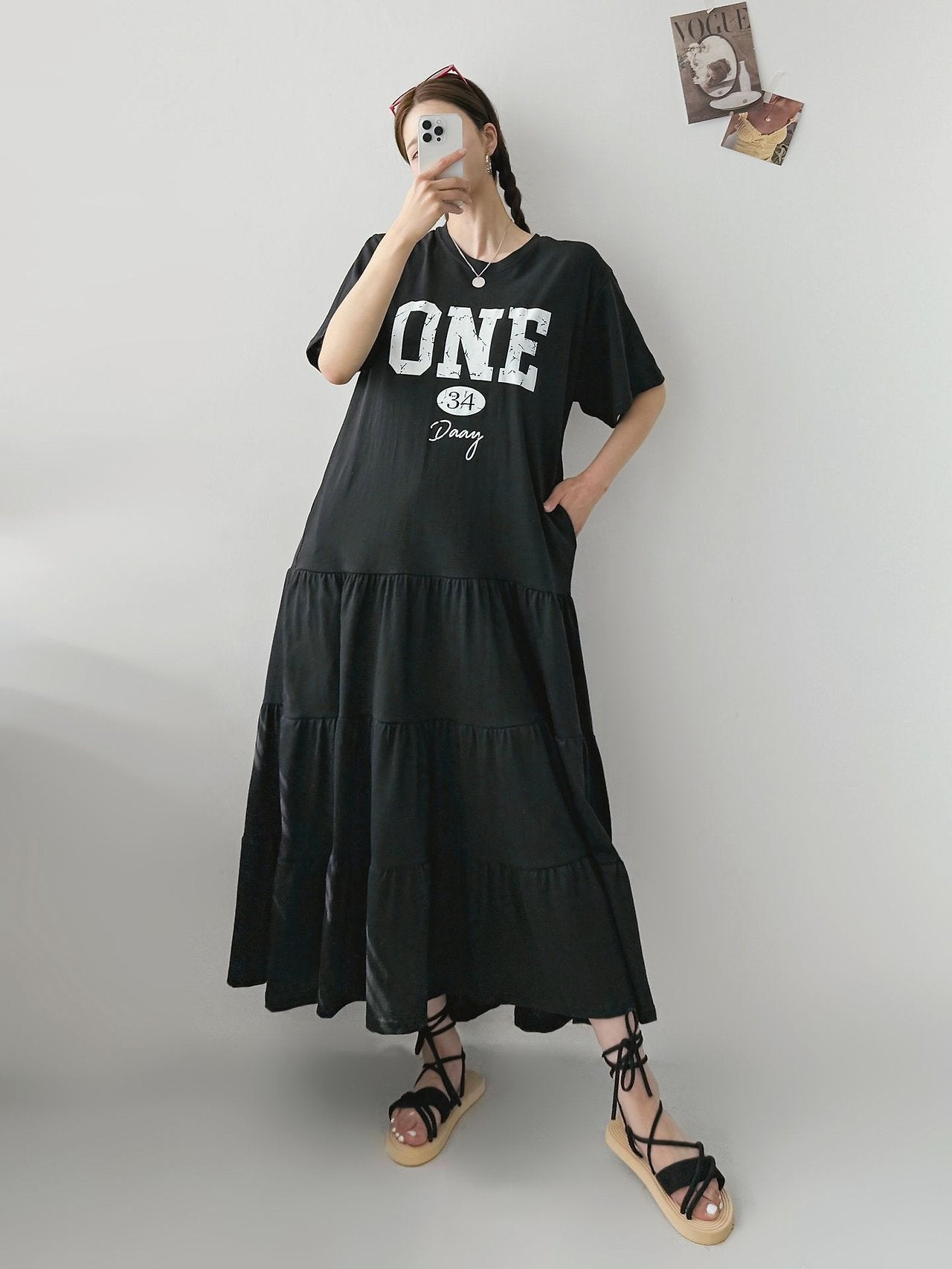 ONE 34 Days Cotton Tiered Maxi Dress - Luckyplanetusa