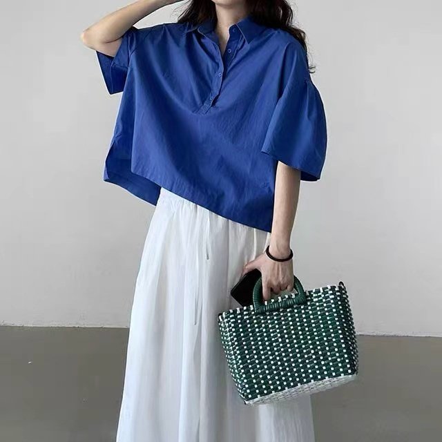 Breeze Volume Sleeve Cotton Shirt - Luckyplanetusa