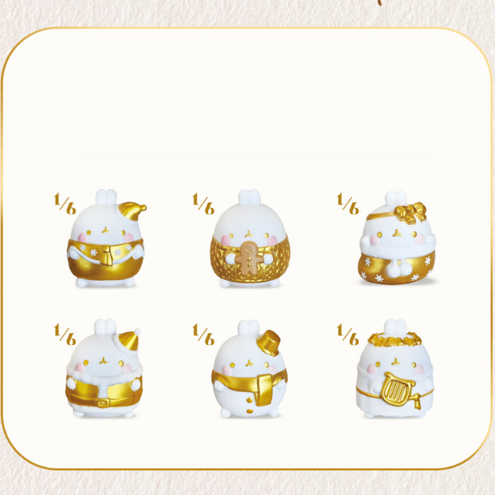 Molang Gold Holiday Lullaby Blind Box Figure Series (Special Edition)