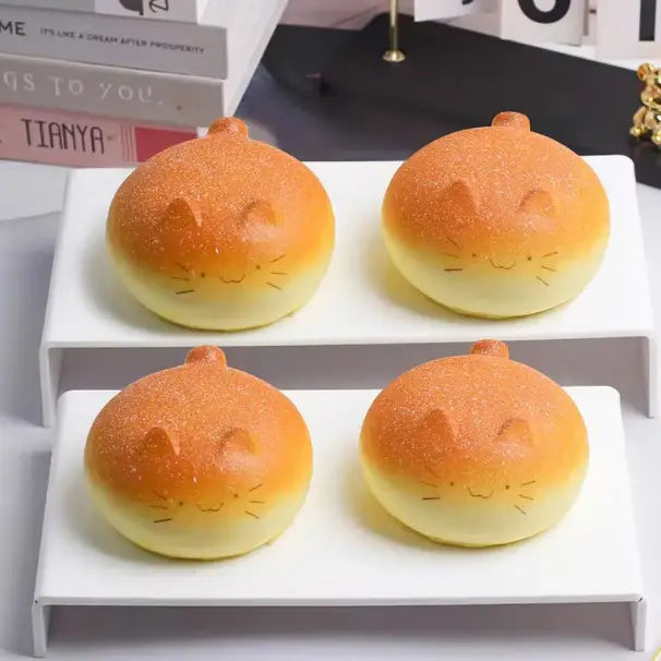 Cat Bread Squishy – Soft & Slow-Rebound Stress Toy - Luckyplanetusa