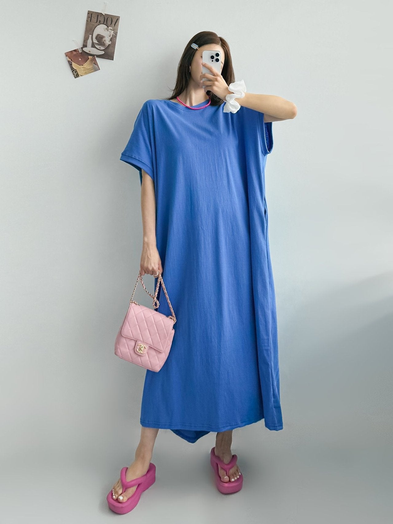 Soft Breeze Oversized Cotton Maxi Dress - Luckyplanetusa