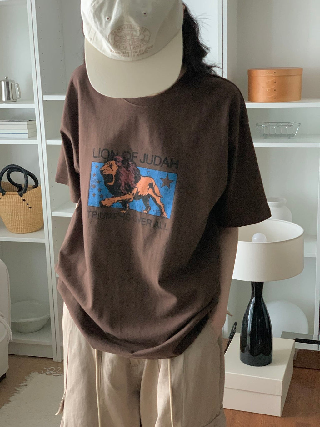 Lion of Judah Vintage Graphic Tee - Luckyplanetusa