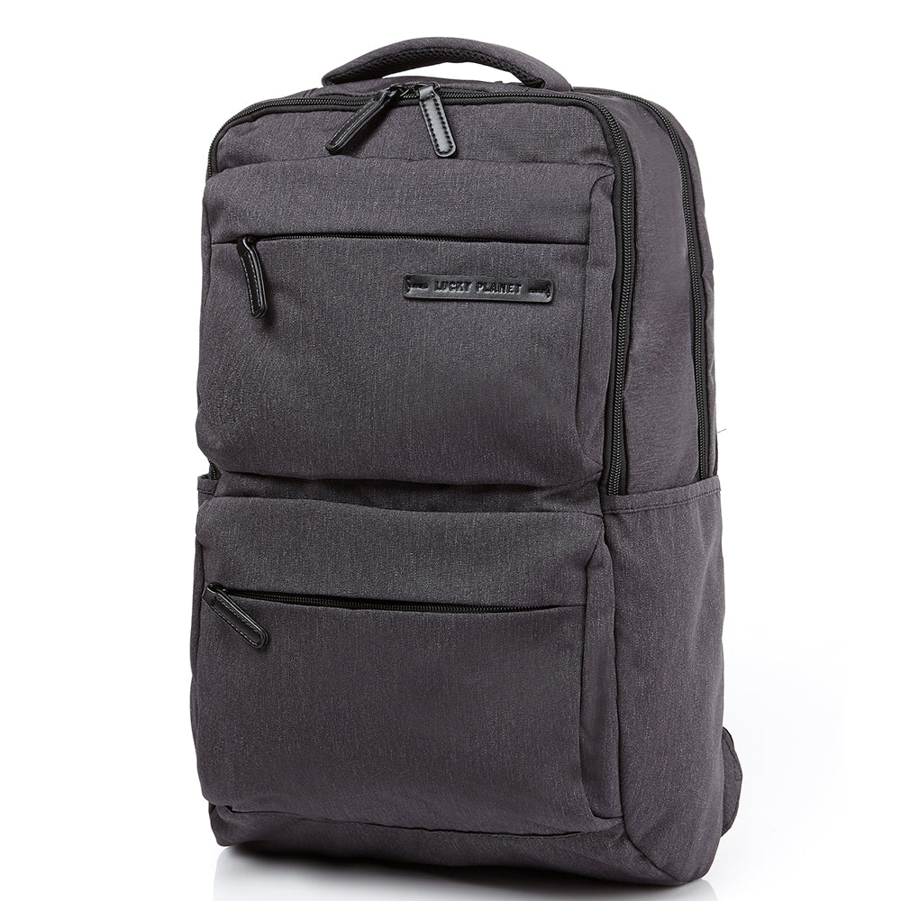 Alpha Backpack 17 with Laptop Sleeve Compact Design Charcoal Gray