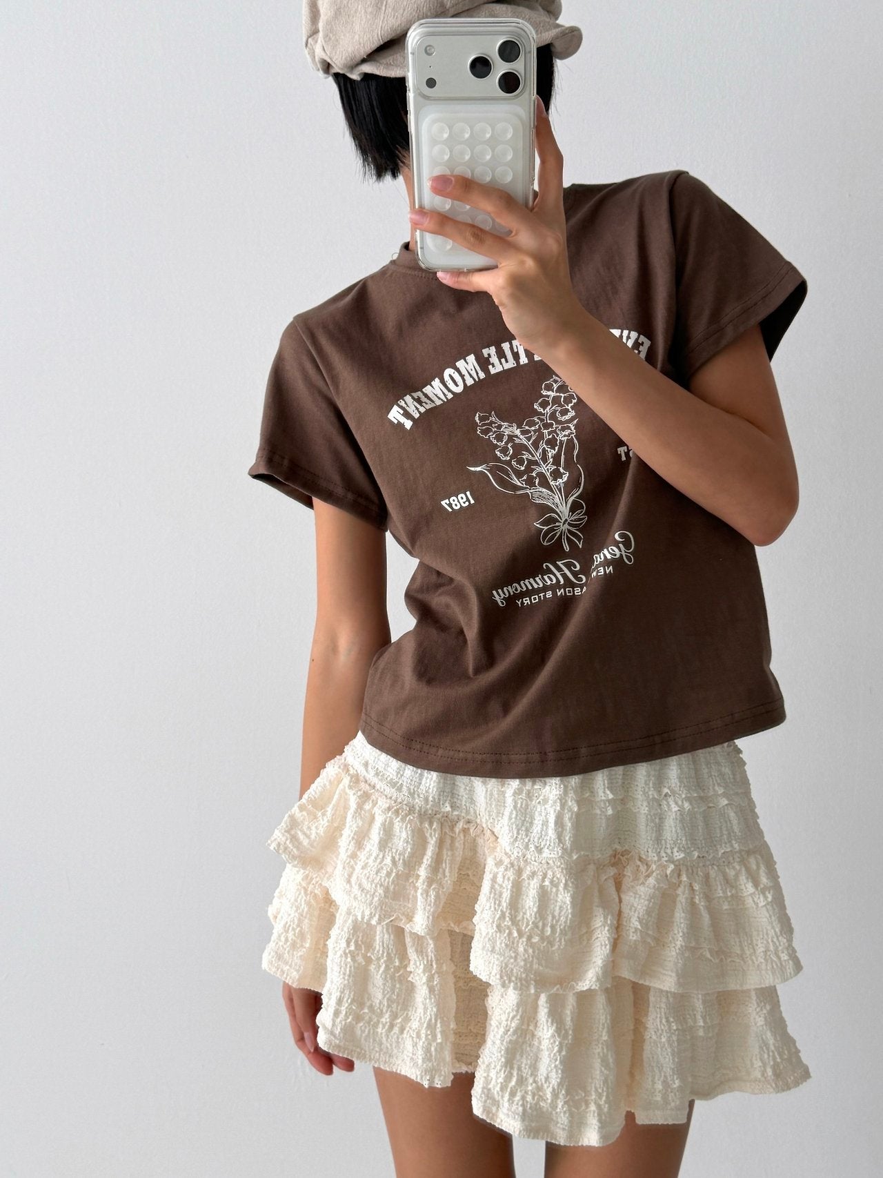 Gentle Harmony Crop Tee - Luckyplanetusa