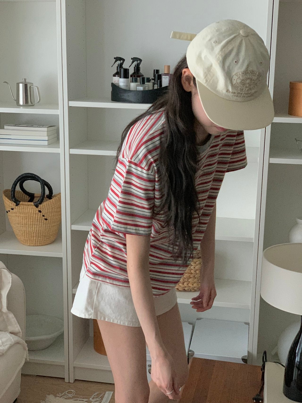 Weekend Breeze Stripe Cotton Tee - Luckyplanetusa