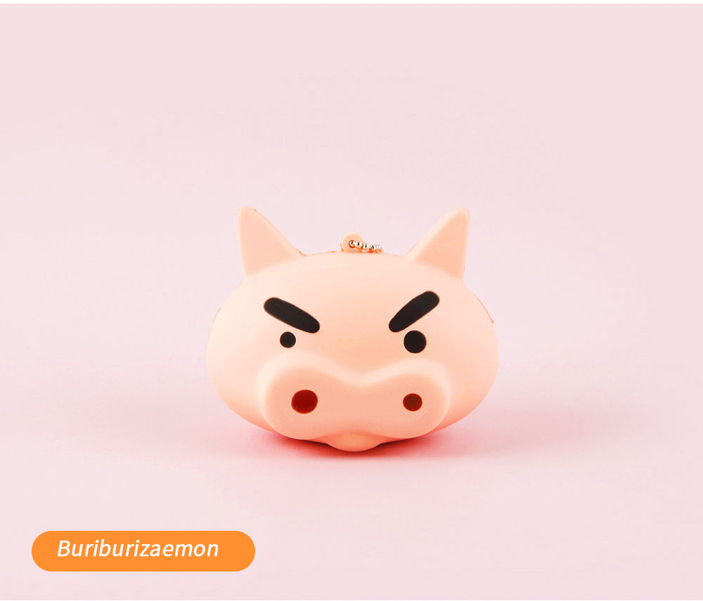 Crayon Shin-chan Squishy Face Keyring – 4 Characters random