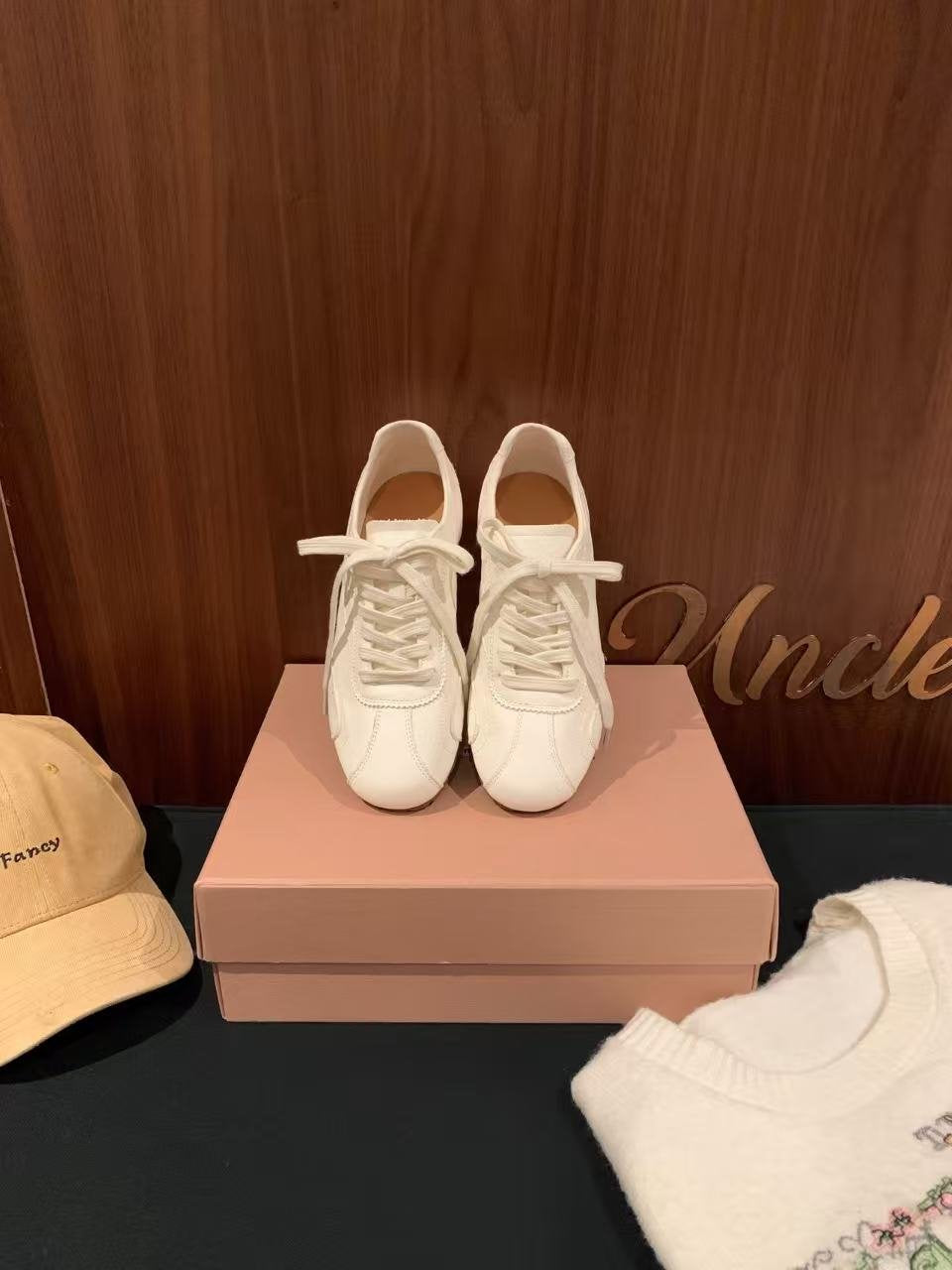 Everyday Retro Leather Sneakers – Soft Comfort Fit - Luckyplanetusa