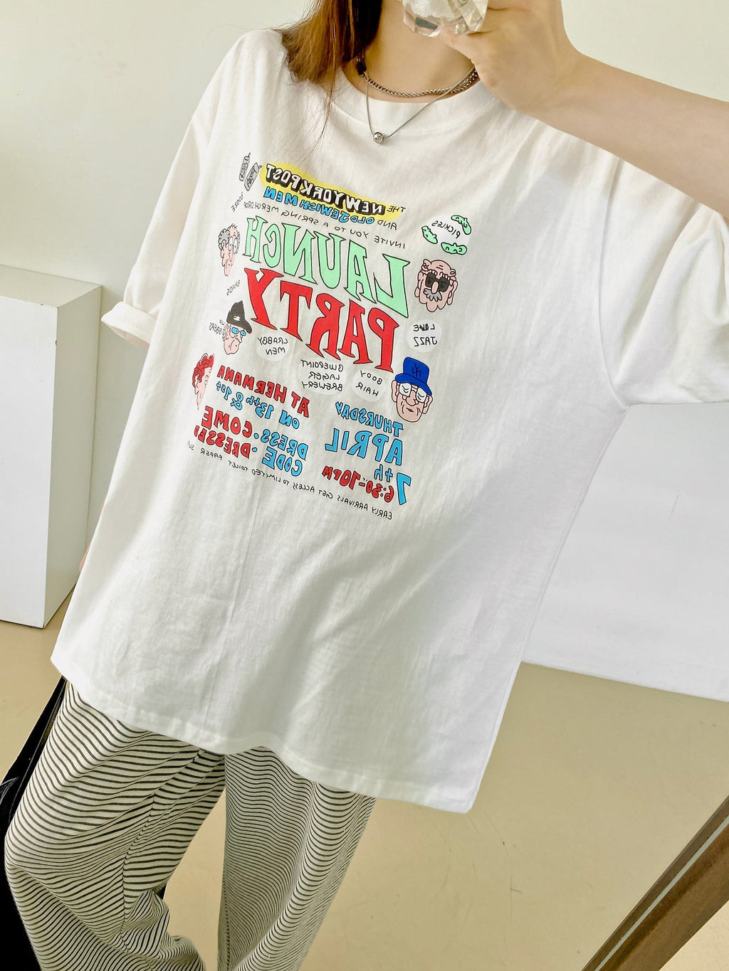 Vintage Launch Party Graphic Tee - Luckyplanetusa