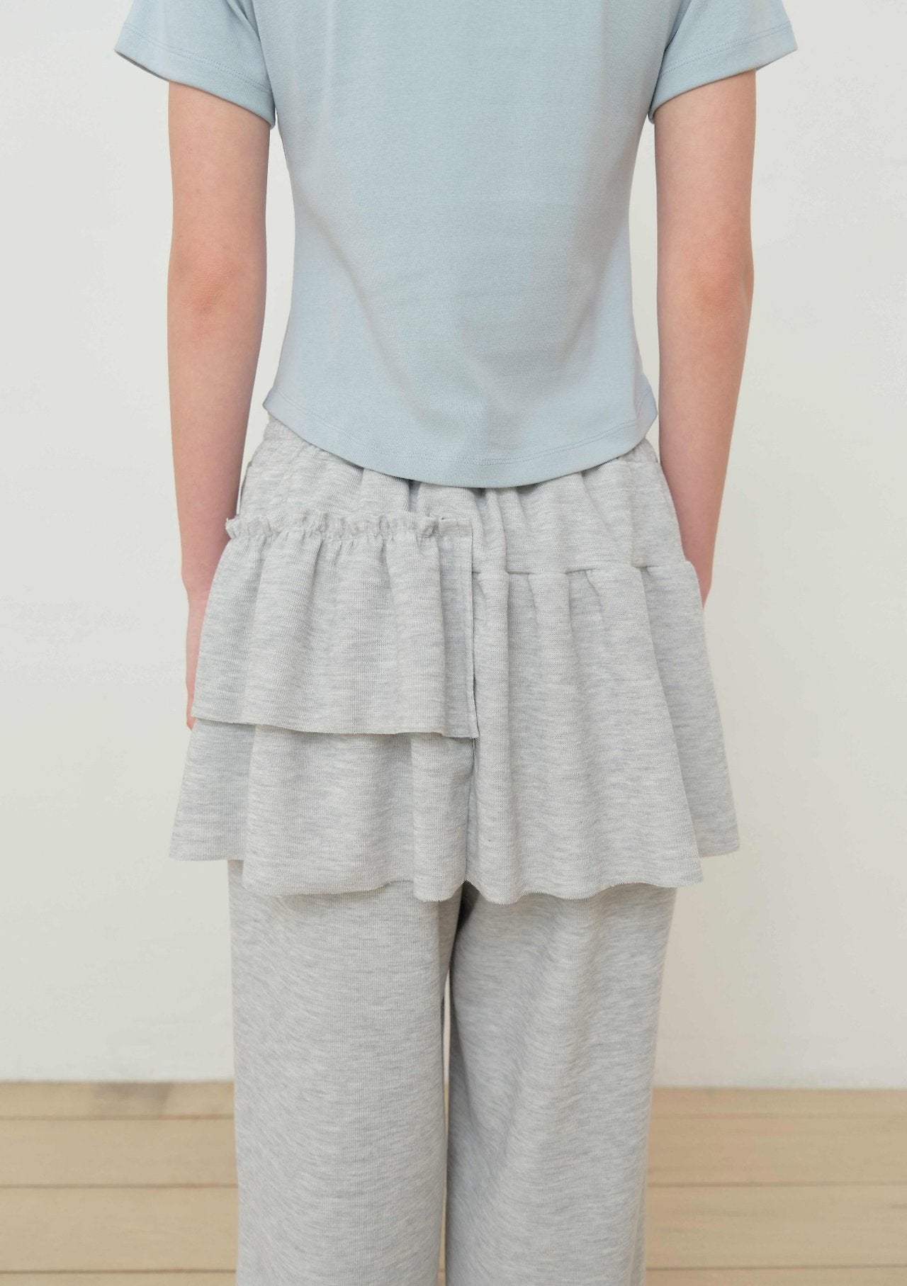Layered Ruffle Lounge Jogger Pants Made in Korea