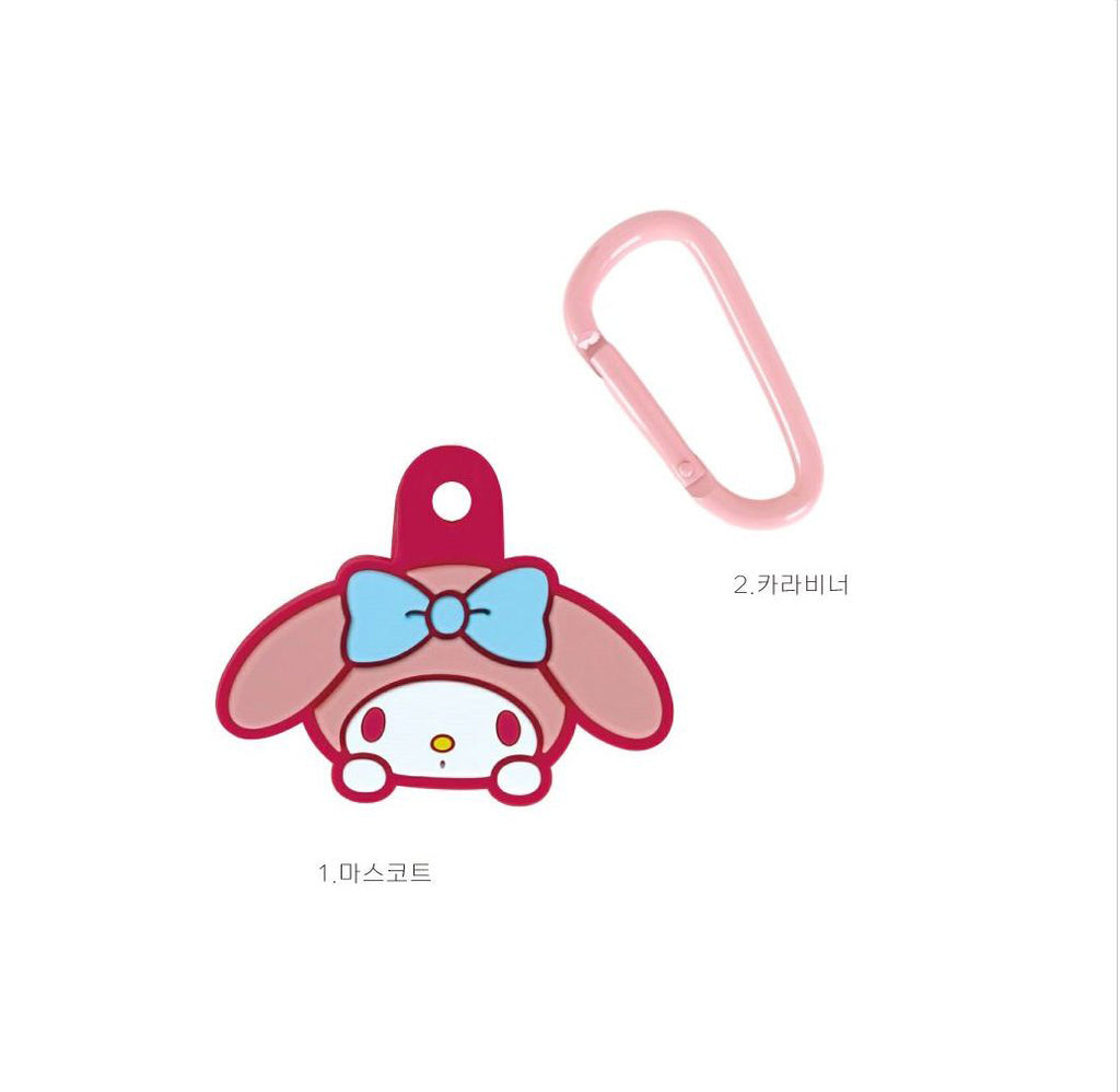 Sanrio Character Silicone Bag Charm Holder carabiner clip