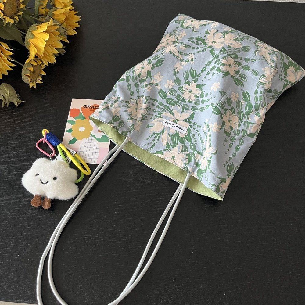Bloom Garden Floral Tote Bag - Luckyplanetusa