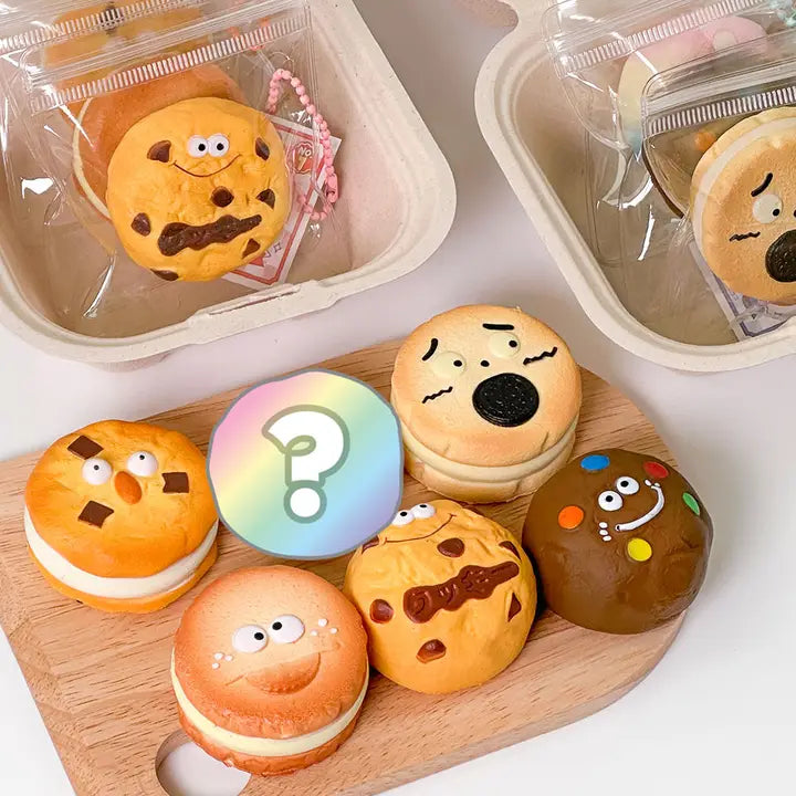Cute Bakery Cookie Squishy Keychain (Blind Assortment) - Luckyplanetusa