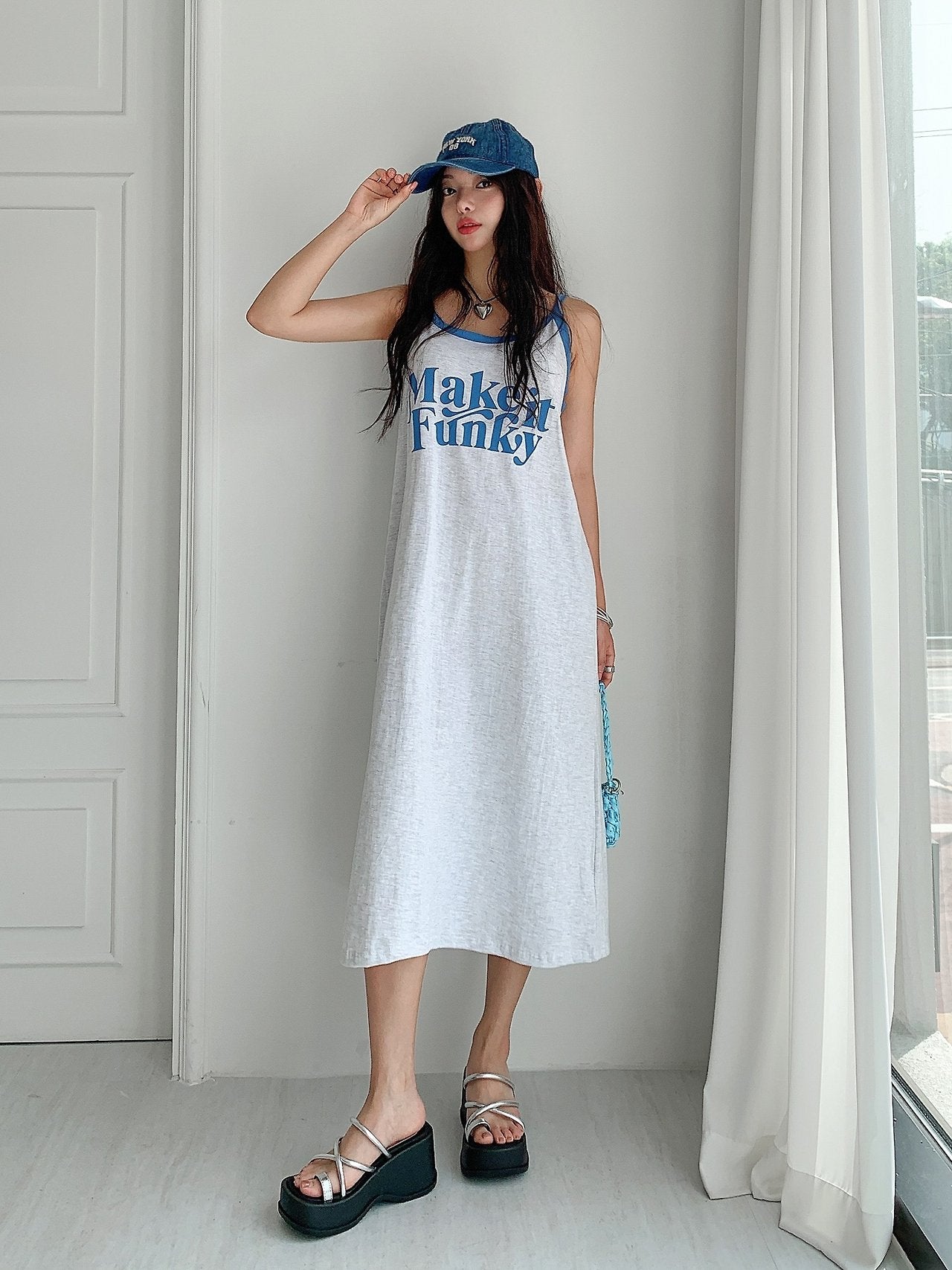 Funky Mood Cotton Slip Dress
