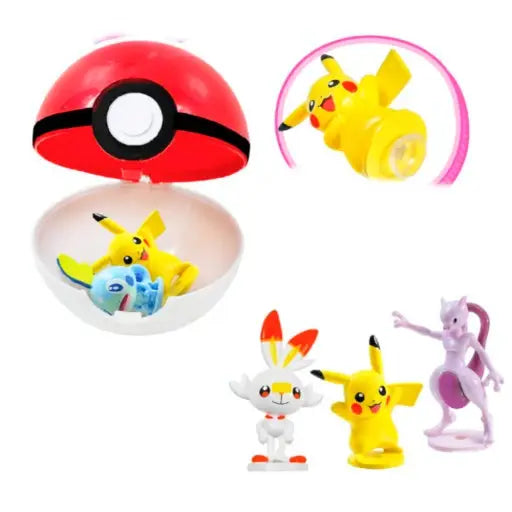 Pokémon Suction Figure Monster Ball– Gacha Blind Capsule Toy