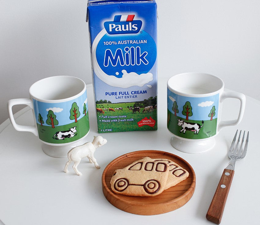 Home CAFE style Vintage Mugs Cup-Home Deco/Heel Mug Cup-Cow