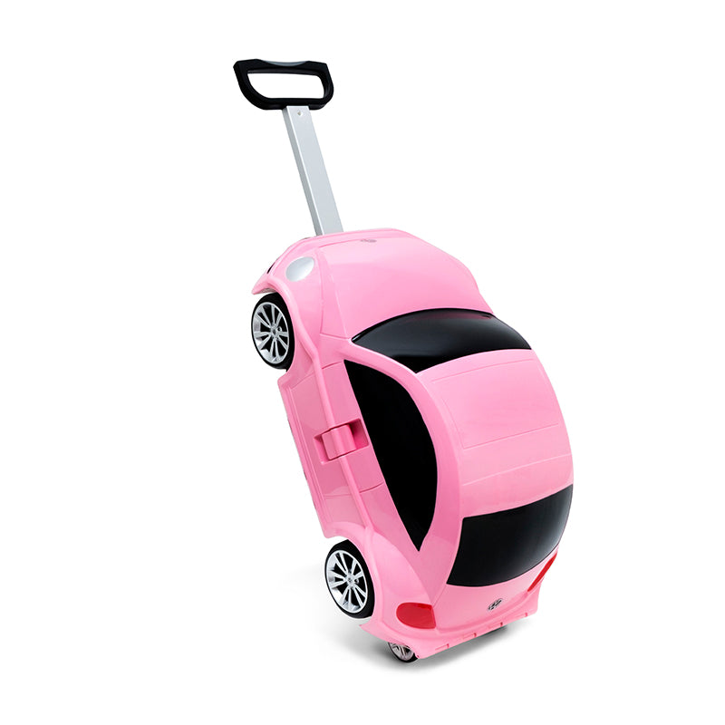 Volkswagen Beetle Kids Ride-On Suitcase Pink– Officially Licensed