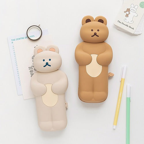 3D Bear Soft Bear Pencil Case/Beauty cosmetic Pouch School Office