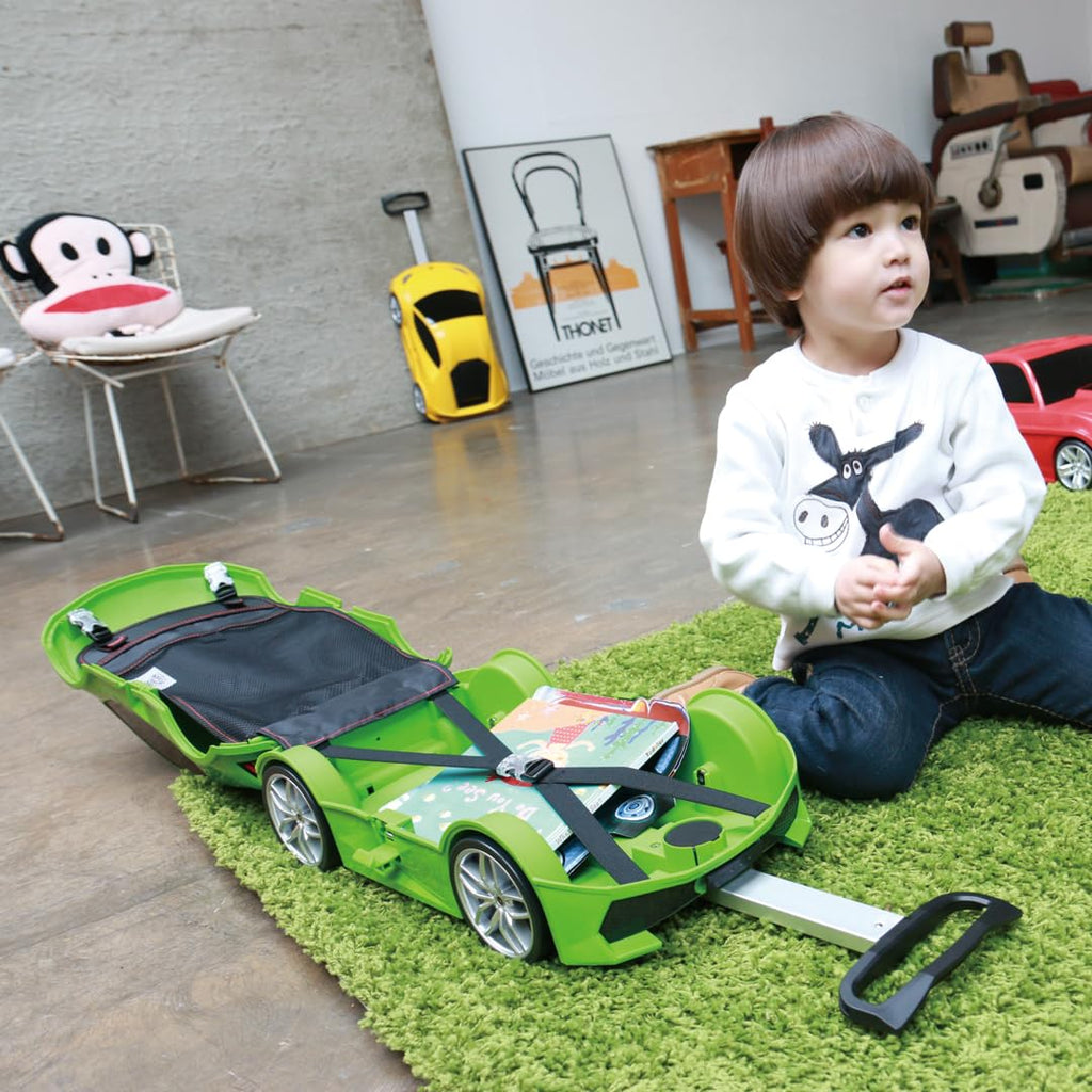 Volkswagen Beetle Kids Ride-On Suitcase Yellow– Officially Licensed