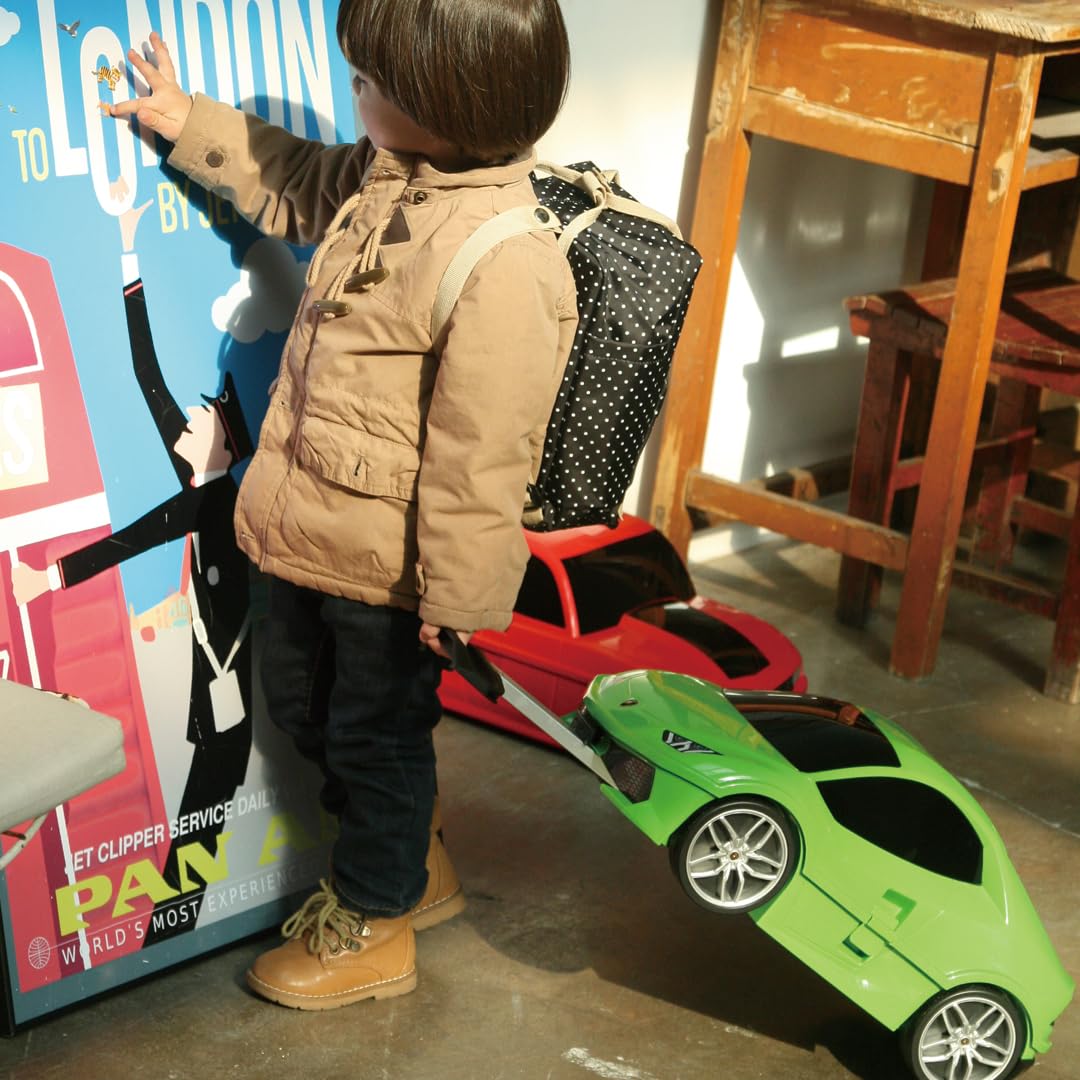 Volkswagen Beetle Kids Ride-On Suitcase Yellow– Officially Licensed