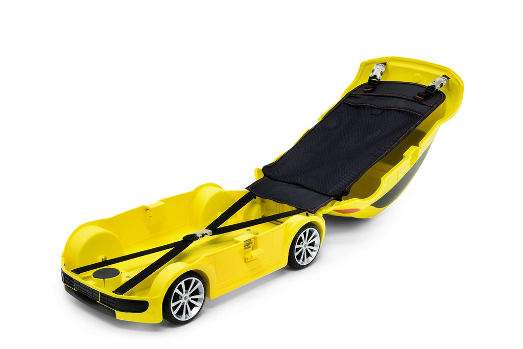 Volkswagen Beetle Kids Ride-On Suitcase Yellow– Officially Licensed