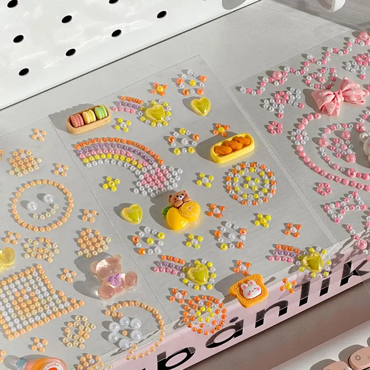 Everyday 3D Epoxy Deco Stickers– Cute Jelly Bead Style