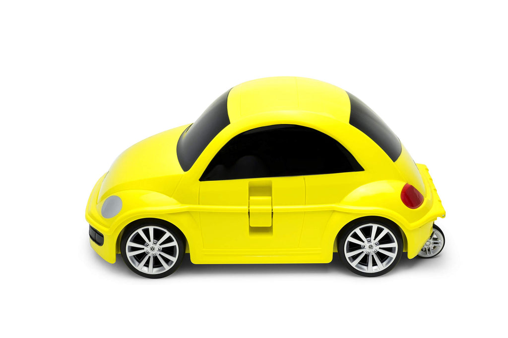 Volkswagen Beetle Kids Ride-On Suitcase Yellow– Officially Licensed