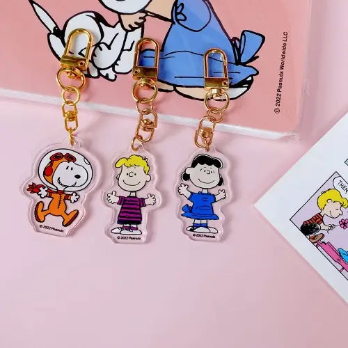 Peanuts Snoopy & Friends Random Key Chain Ring-Bag charm