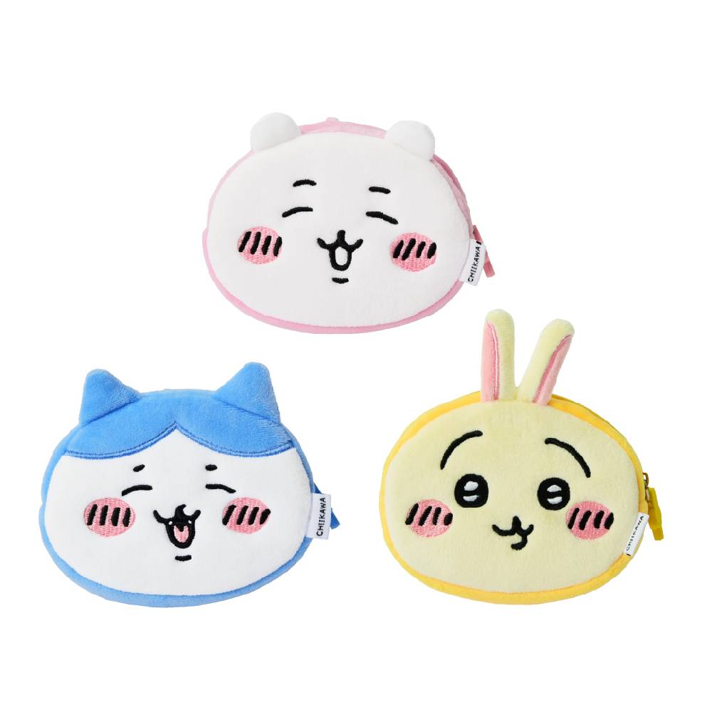 Chiikawa Plush Multi Pouch Keychain