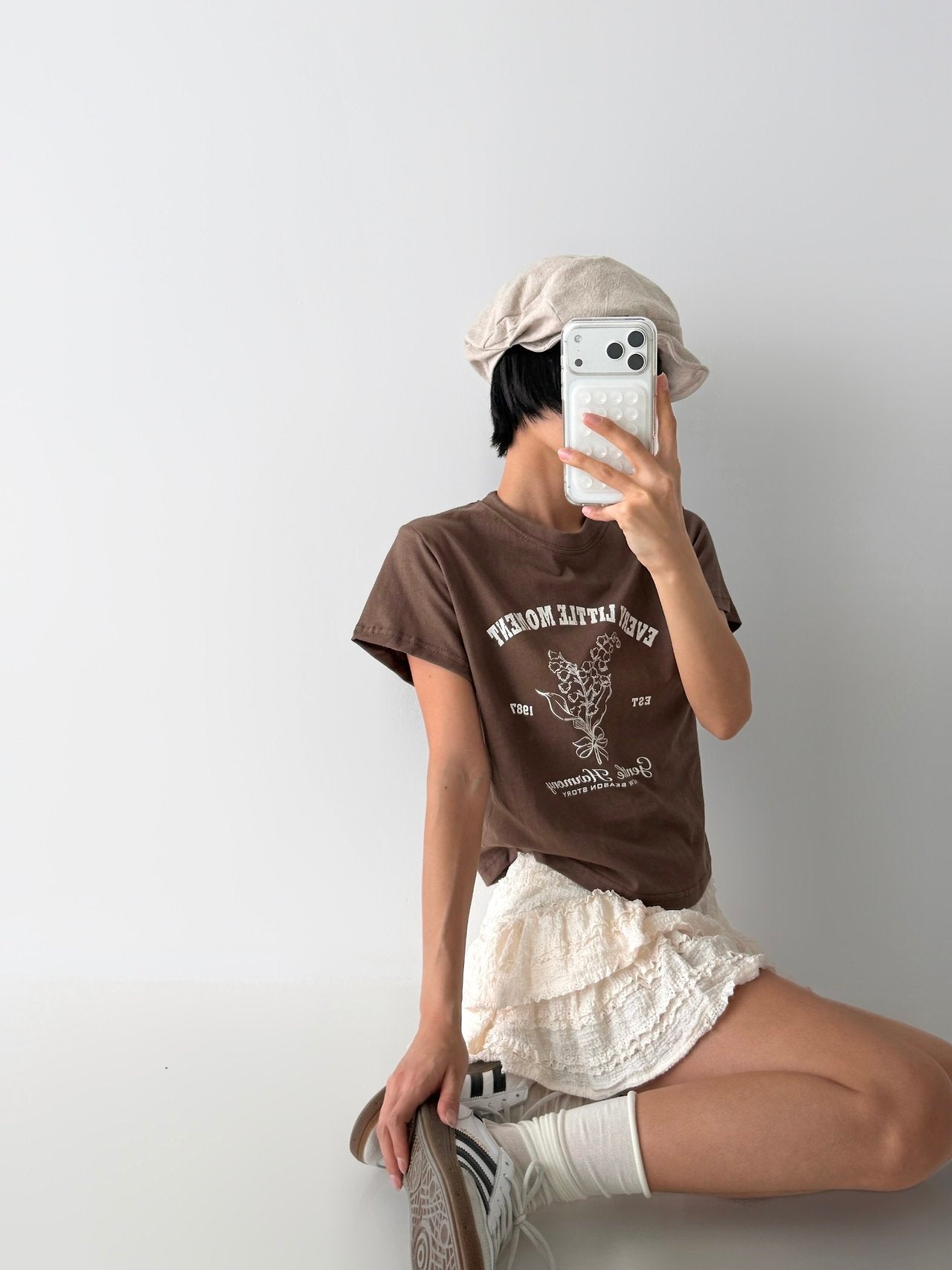 Gentle Harmony Crop Tee - Luckyplanetusa