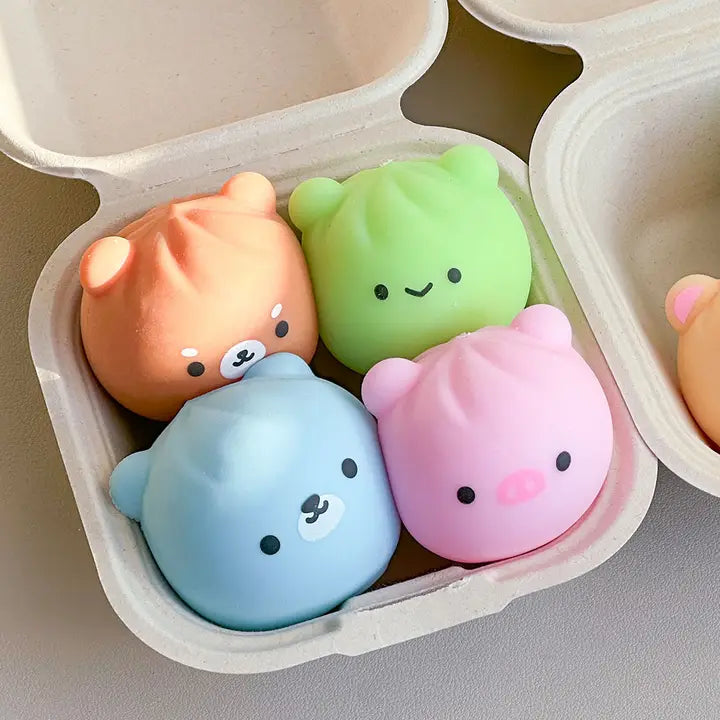 Random Animal Dumpling Squishy – Mystery Stress Toy - Luckyplanetusa