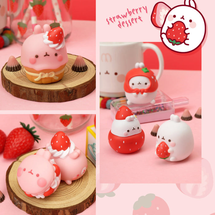 Molang Strawberry Party Blind Box Figure Series